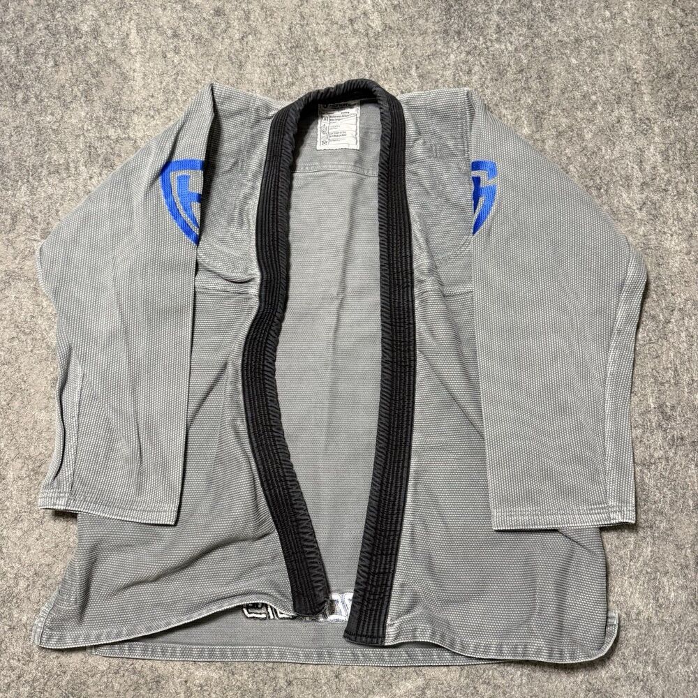 Honor Gis BJJ Jiu Jitsu Gi Kimono Jacket Grey Black Trim Size A3 Martial Arts
